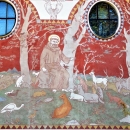 Sv. František - sgrafito na kostele sv. Kunhuty